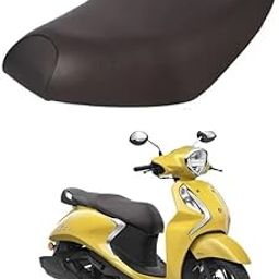 Ask Fascino 125 Scooty Seat Cover Protect from Rust and Dust, PU Leather Waterproof Durable Seat Cover Fascino 125 (Black)-13