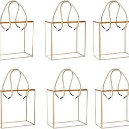 SATYAM KRAFT 6 Pcs Transparent Gift Boxes | Reusable Hamper Box for Her/Him, Mother’s Day, Return Gifts, Wedding, Anniversary, Birthday, Party, Festive Gifting, Premium Packaging (14 x 14 cm, Golden)-image-77
