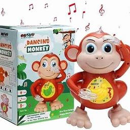 Funny Dancing Monkey Toy with Wonderful Music, Flashing Lights/Help Child Curiosity, Brain Development, Hand Eye Coordination/Give Your Child A Happy Childhood-image-88