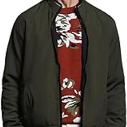 Men's Polyester Standard Length A-Line Coat-picture-23