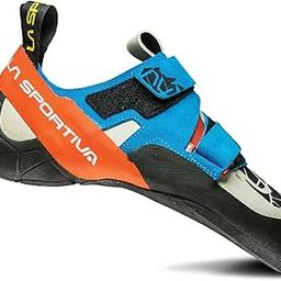 Mens Otaki Rock Climbing Shoes, Blue/Flame, 9-image-34