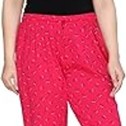 Woman's Regular Fit Cotton Pyjamas Comfortable Night Pajamas Track Pant, Lowers, Daily Use Lounge Wear Pants for Ladies-image-23