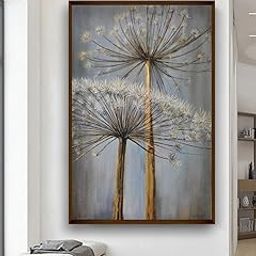 Artsense Wood Painting For Wall Decoration Abstract Wall Painting For Living Room Big Size Painting With Frame-Multicolor -20X30 Inches/(50X71Cm)-image-51