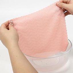 THE STYLE SUTRA Thick Lazy Rags Living Room Reusable Cleaning Cloth for Dishes Pot Appliance Rose Pink-image-37