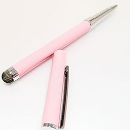 SANOXY® 2 in 1 Dual Function Conductive Microfiber Fabric Capacitive Stylus Rollerball Ink Pen (Duo Pink)-image-58