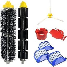 Replenishment Kit | Replacement Parts | Accessories Compatible with iRobot Roomba 606, 671, 692 & 698 | Cleaning Tools, Spinning Side Brush, 3 Filters, Bristle Brush and Beater Brush-image-52