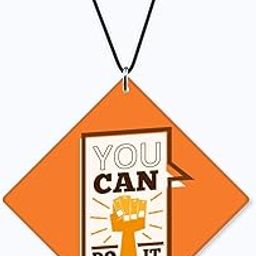 TheYaYaCafe® You Can Do It Car Hanging | Motivational Acrylic Car Accessory | Printed Hanging for Interior Decoration & Dashboard Décor-image-23
