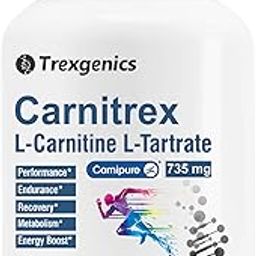 Trexgenics® CARNITREX 735 - CARNIPURE (Lonza, Switzerland) L-Carnitine L-Tartrate 735mg, Fat Metabolism, Energy, Endurance & Performance Boost Advanced formula (60 Veg. Capsules)-image-35