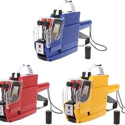 caralin MX-6600 10 Digits Two-line Labeller Price Label 2 Lines for Retail Store Plastic, app.25x5x12.5cm/9.84x1.97x4.92in, Random Delivery-image-15