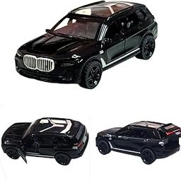 X7 Diecast Toy Car 1:32 Scale – Model SUV with Pull-Back Action, Openable Doors & Hood – Luxury Collectible for Kids & Adults (BMW-X7)-image-3