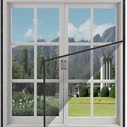 LORESIA 100 GSM Pre-Stitched Fiberglass Window Mosquito Net | Ready to Use Insect Net | (Black, 3X4 FT)-image-53