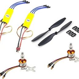 INVENTO 2Pcs 2000KV BLDC Brushless Motor + 1145 11x4.5 11 inch Propeller Quadcopter mini kit-18