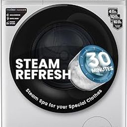 IFB 9 Kg 5 Star Powered by AI with 9 Swirl Wash, WiFi, Fully Automatic Front Load Washing Machine (Executive SXN 9014K, Steam Refresh Program with Eco Inverter, Rich Silver)-1