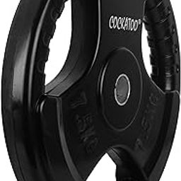 Cockatoo Quad Rubber and Integrated Metal Grip Olympic Weight Plates for Home/Gym-image-51