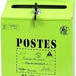 Enakshi Creative Iron Mail/Letter/Post/Newspaper Holder Box Green_Big Letters | Home & Garden | Home Improvement-picture-12