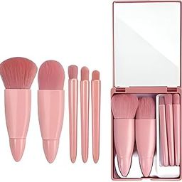 Professional Face Beauty & Eye Brush Premium Makeup Kit Set For Women Eyeshadow Ebbrow Mascara Brushes Blush Highlighter Face Powder Lip Gloss (5 Pcs)-17
