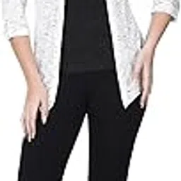 frenchtrendz Women's Viscose Linen 3/4 Sleeve Medium Length Shrug-picture-0