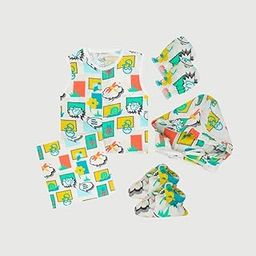 A Toddler Thing Newborn Baby Clothing Gift Set | 100% Organic Muslin Cotton| Gift Set of Jabla, Nappy, Wipe, Mittens & Booties | Baby Shower Gift |Toddler Tales | 0-3 Months-image-117