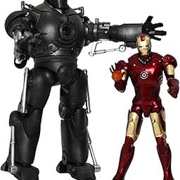 Tak Tak Toys Marvel Infinity Saga Iron Man: The Final Battle Action Figure Set – Iron Man Mark 3 & Iron Monger | 10th Anniversary Edition | Premium Collectibles | Durable PVC Material | by ZD Toys-image-10