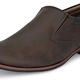 Mens 7957 Classic Moccasins Non-Lace Up Formal Shoes for Office, Party,Wedding | Dress Shoes | Extra Cushioning Insole | Lightweight & Comfortable-image-96