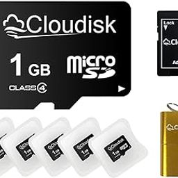 Cloudisk Pack of 5 Micro SD Card 1GB Flash Memory Card C4 with SD Adapter, Card Reader (1 GB)-7