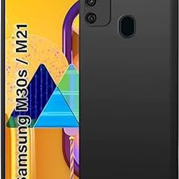 LIRAMARK Silicone Soft Back Cover Case for Samsung Galaxy M21/M30s/M21 2021 Edition (Black)-image-13