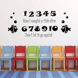1,2,3,4,… Black Large Wallsticker for Home Decorations (120 cm x 50 cm)-image-86