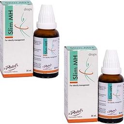 Dr. Patel's Homeopathic Slim MH Drops | Natural Obesity Relief | Homeopathic Weight Loss Drops | Fat Loss Drops | Postpartum Weight Gain - 30ML (Pack of 2)-image-20