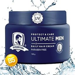 The Beard Story Hair Cream for Men | Daily Use | Non-Sticky | UV Protection | Frizzy & Dry Hair | Soft, Manageable Hair | Sulphate-Free | Contains Vitamin B5 & E | Matte Finish | 100 gm-4
