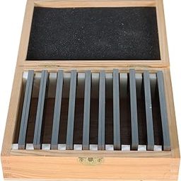 mitoharet 10 Pair 1/8 x 5in Steel Precision Parallel Block Set Hardened Gage Gauge Tool-11