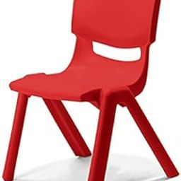 Intra Kids Chair Strong and Durable Kids Plastic School Study Chair - (1-3years) (Red)-image-1