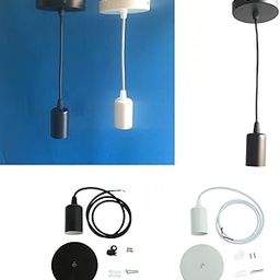 BNF®1 Pc Ceiling Lamp/Pendant Light Holder for E27 Screw-Type Bulb Light Black|Home & Garden | Lamps, Lighting & Ceiling Fans | Lighting Parts & Accessories-11