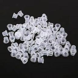 Disposable Tattoo Ink Cups, 1000 Pieces, Clear Plastic, Small Size-picture-32