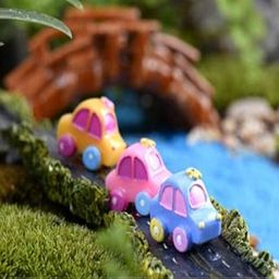 Bloom Bagicha Colorful Car - (Set of 3) Miniature for Tray Gardening/Fairy Garden/Terrariums/Landscaping/Craft Model Work-picture-8
