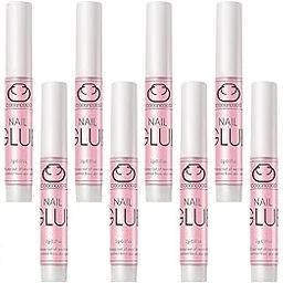 Komoko Quick Drying Artificial Nail Glue For Fake/False Nails | Easy to Apply Professional Adhesive Beauty Nail Art Glue (Pack of 4 x 3 Grams)-9