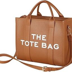 PU Tote Bag for Women Cross Body Tote with Detachable Shoulder Belt, Fashion Handhold Tote Bag for Women-image-9