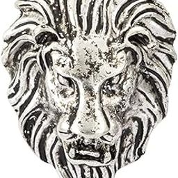 Silver Lion Face Lapel Pin Badge Coat Suit Wedding Gift Party Shirt Collar Accessories Brooch for Men-picture-11