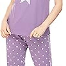 Women's Cotton Polka Dot Printed Night Suit set of Top & Pajama Set 5292-picture-25