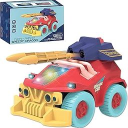 FunBlast Military Armoured Vehicle Toys, Electric Missile Launcher Tank Toy with 360 Degree Rotating Universal Wheel, Flashing Lights & Sound Toys Vehicles for 3+ Year Old Kids, Boys (Random Color)-29