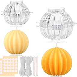 MILIVIXAY 2 Pack Cactus Candle Molds - Succulent Plant Molds - Includes 50ft wicks, 50 wick stickers and 2 wick holders.-image-15