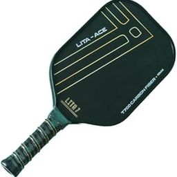 LITA7 ACE Paddle: T700 Carbon Fiber Surface |Lightweight16mm Thickness |Unibody Build |Comfort Grip |Power & Control - Dark Green-image-89