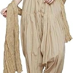MR AJ osp patiala with dupatta free size upto (30 to 46) (IN, Numeric, 46, Regular, Standard, skin)-image-61