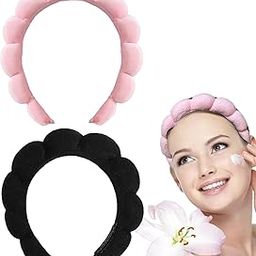 2pcs Headband For Women, Facial Spa Hair Accessories For Women Girls, Soft Sponge Hair Band For Women Stylish, Shower, Makeup Hair Band Fashion Clouds Hairband Non Slip Hair Hoop Headwear-44