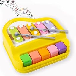 Musical Xylophone Toy Piano for Kids | 2-in-1 Colorful Keyboard & Percussion Toy | Early Learning Music Toys with Mallets | Safe & Durable Gift for Toddlers & Babies (1–5 Years)-image-42