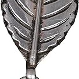 925 Solid Sterling Silver Ring, Adya Intricate Leaf Ball Drop Ring, Adjustable Ring, Handcrafted Oxidized Silver Ring,Well Stamped with 925,Gift For Her,Traditional Jewellery,Pure Silver-picture-6
