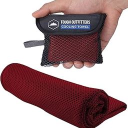 Cooling Towel - Cool Neck Wrap for Instant Relief - Cold Chilly Cloth for Summer Heat - Ideal for All Sports, Running, Hiking, Camping, Travels, Gym Workout, Fitness, Yoga & Golf - UPF 50-image-36