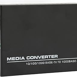 Media Converter, Dual LC Gigabit SFP to RJ45 10/100/1000Base TX to 1000Base FX Multimode Fiber Connector Fiber Media Converter, 850nm Wavelength Ethernet Media Converter with Heat Dissipation-7