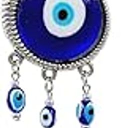 ARTISKRITI Car Mirror Hanging Accessories Evil Eye Hanging for Car Mirror, Elephant Figurine Nazar Battu Protection, Good Luck Charm and Prosperity-image-11