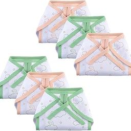 SuperBottoms BASIC Double Layered 100% Pure Cotton Langot for New Born 0-3 Months – Baby Gift Set for New Born – Pack of 6 – Fits Up To 5 kg-15