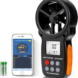 Digital Anemometer, Handheld Anemometer Wind Speed Meter Wind Velocity Temperature (℃/℉) with Backlit for Shooting, Sailling, Flying, Climbing, HVAC-AP-007APP-image-32